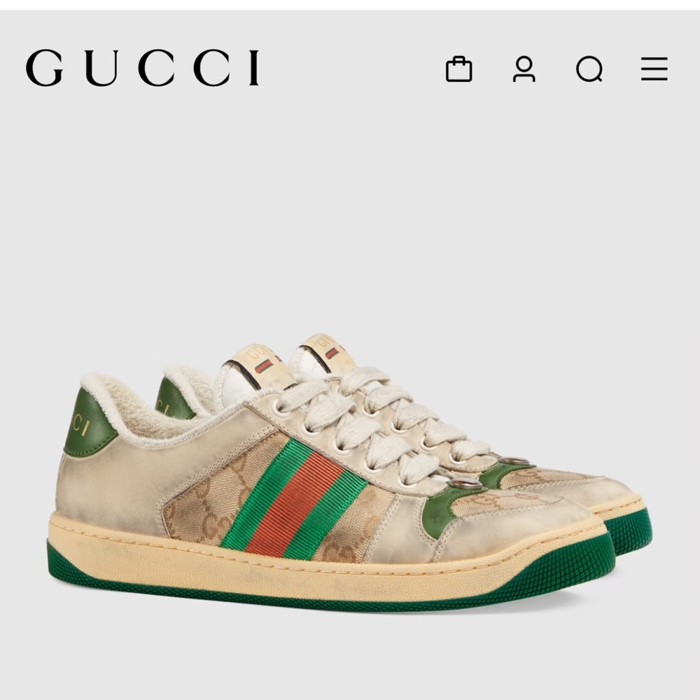 Excellent condition Gucci Screener Sneaker